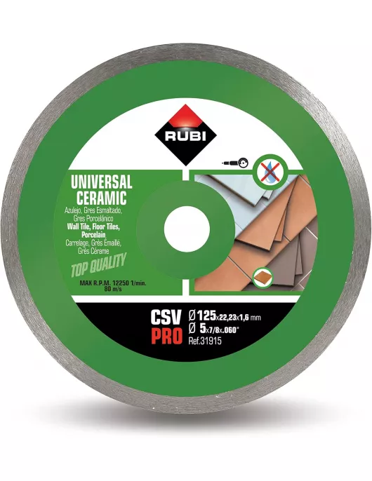 APS18160 CSV-125 PRO CONTINUOUS Ceramic tiles diamond blade APS18160 CSV-125 PRO CONTINUOUS Ceramic tiles diamond blade