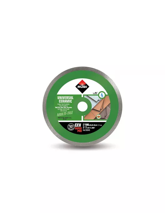 APS18189 RUBI CEV‑180 SUPERPRO (30945) – Continuous Rim Diamond Blade for Ceramic Tiles APS18189 RUBI CEV‑180 SUPERPRO (30945) – Continuous Rim Diamond Blade for Ceramic Tiles