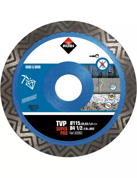 APS55146 RUBI TVP SUPERPRO 115 mm – Dry Cutting Diamond Disc APS55146 RUBI TVP SUPERPRO 115 mm – Dry Cutting Diamond Disc