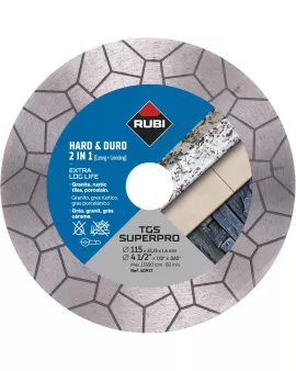 APS55156 RUBI TGS 115 SUPERPRO – Diamond Disc for Straight &amp; 45° Mitre Cuts 