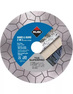 APS55156 RUBI TGS 115 SUPERPRO – Diamond Disc for Straight & 45° Mitre Cuts 