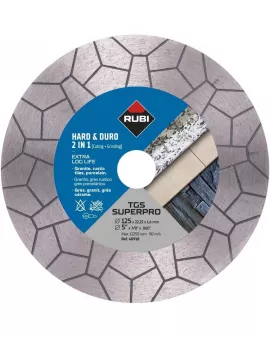 APS55157 RUBI TGS 125 SUPERPRO – Diamond Disc for Straight &amp; 45° Mitre Cuts 