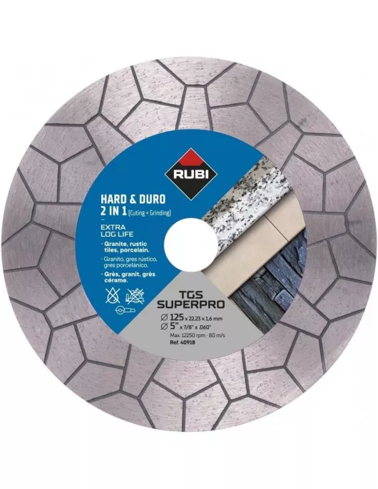 APS55157 RUBI TGS 125 SUPERPRO – Diamond Disc for Straight & 45° Mitre Cuts 