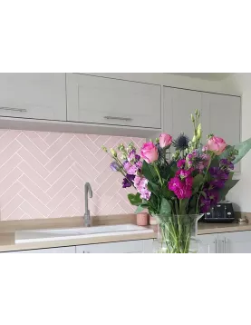 APS11484 Rural Pink Blush 30x7.5cm Tiles Pink