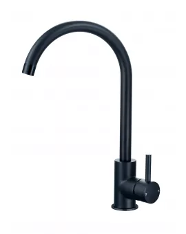 APS11934 Merthyr Single Lever Kitchen Tap - Black Black