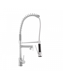 APS12207 Tall Side Kitchen Tap Rinser & Pan Fil Chrome