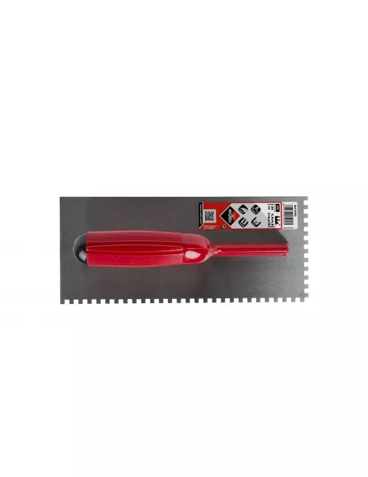 APS12615 NOTCHED TROWEL STEEL 28 cm. (6X6) OPH 