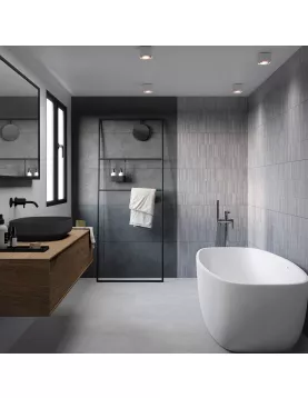 APS12920 Deco Sassi Blanco 32x62,5 Grey