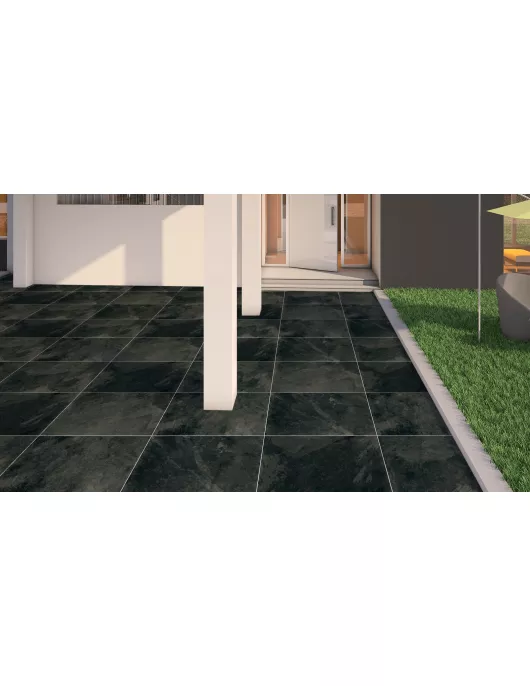 APS12984 Brazstone 60x90x2 Black Matt R11 Black