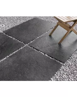 APS12997 Hammer Stone 60x90x2 Nero Matt R11 Black