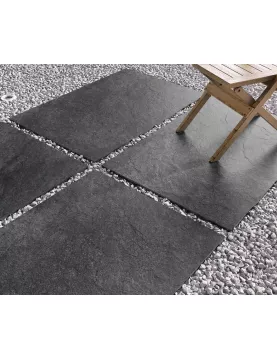 APS12997 Hammer Stone 60x90x2 Nero Matt R11 Black