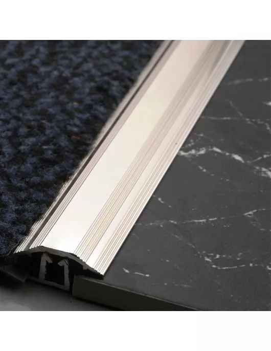 APS17356 864mm CARPET/TILE TRIM SILVER Silver