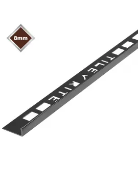 APS17477 8MM L SHAPED BLACK NICKEL TRIM 