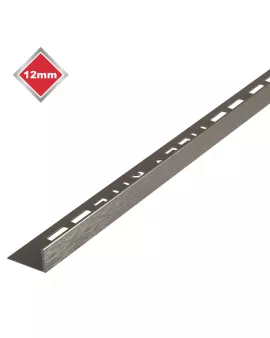 APS17488 12MM L SHAPED S/STEEL EFFECT TRIM 