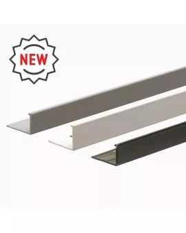 APS17505 6MM SMOOTH WHITE L SHAPE TILE EDGE 