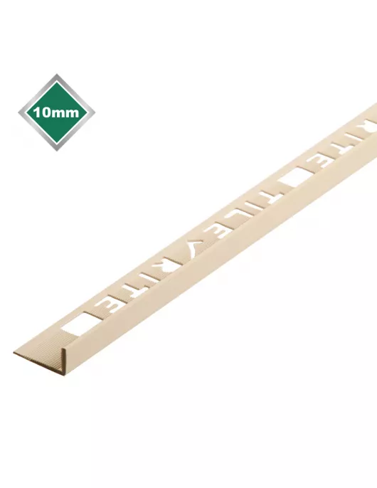 APS17522 10MM AM BONE L SHAPE PVC TILE TRIM 