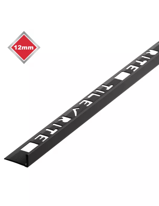 APS17534 ULTRA SHINE BLACK 12MM L SHAPED TRIM 
