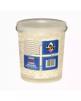 APS17586 2mm LONG LEG TILE SPACER BUCKETS (2000) 