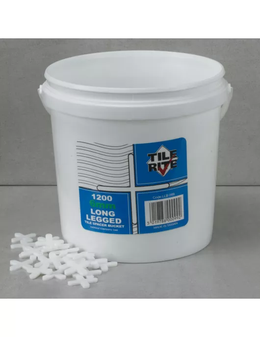 APS17590 6mm LONG LEG TILE SPACER BUCKETS (1200) 