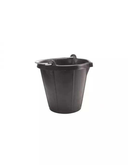 APS18685 PLASTIC BUCKET w/GRADUATION&SPOUT (15 L) Black