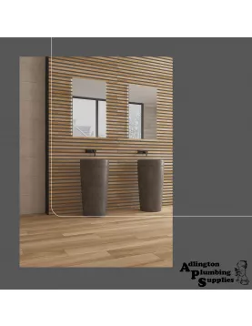 APS18771 Oslo Wood slat tile 120x60cm in Straw Straw