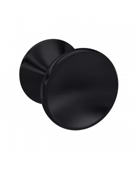 APS4681 Indented Round Knob Matt Black