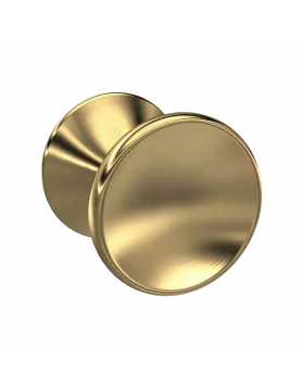 APS4682 Indented Round Knob Brushed Brass APS4682 Indented Round Knob Brushed Brass