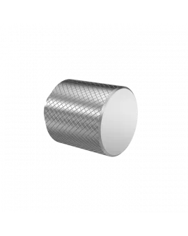 APS4688 Knurled Knob Handle Chrome