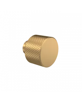 APS4690 Knurled Knob Handle Brushed Brass