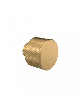 APS4690 Knurled Knob Handle Brushed Brass APS4690 Knurled Knob Handle Brushed Brass