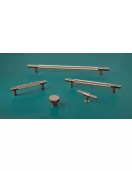 APS51329 Knurled Round 42.5mm Brushed Bronze Brushed Bronze