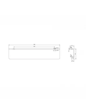 APS51330 Flat 200mm Handle Brushed Bronze Brushed Bronze APS51330 Flat 200mm Handle Brushed Bronze Brushed Bronze
