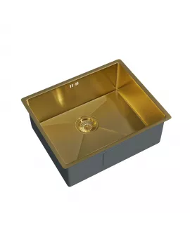 APS52286 Elite | Undermounted Sink 540x440 & Wastes | Brushed Gold Brushed Gold