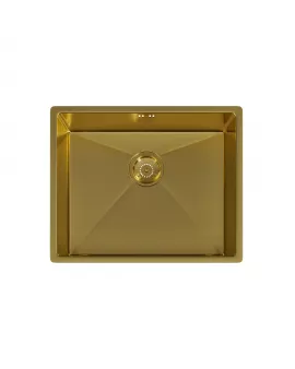 APS52286 Elite | Undermounted Sink 540x440 & Wastes | Brushed Gold Brushed Gold