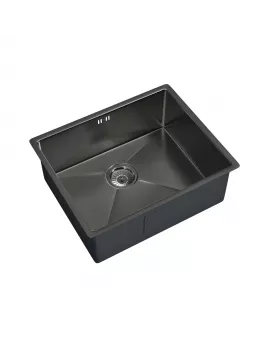 APS52288 Elite | Undermounted Sink 540x440 & Wastes | Gun Metal Gunmetal