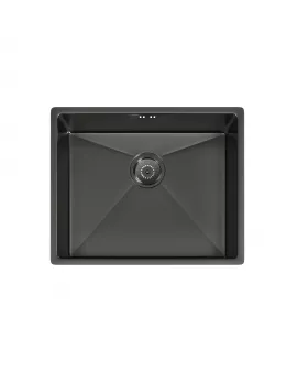 APS52288 Elite | Undermounted Sink 540x440 & Wastes | Gun Metal Gunmetal