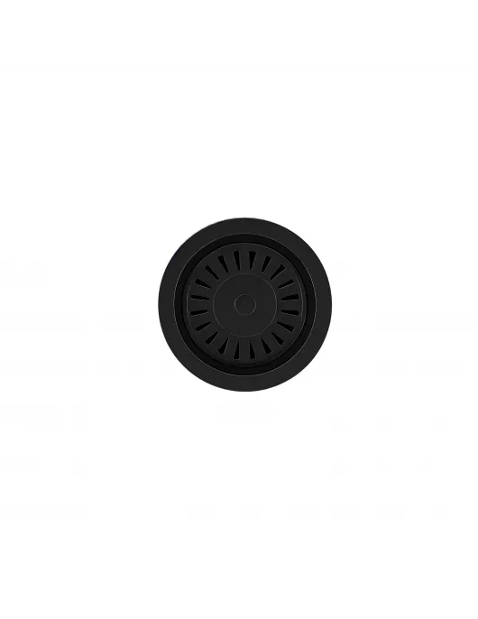 APS52335 Kitchen strainer waste with no overflow - Matt Black Matt Black