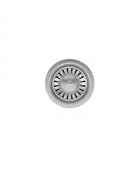 APS52340 Kitchen strainer waste with no overflow - Brushed Steel Brushed Steel
