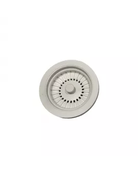 APS52344 Basket Strainer Kitchen Sink Waste Matt White Finish Matt White