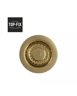 APS52565 Top Fix | Basket Str Waste & o/f | BB Brushed Brass