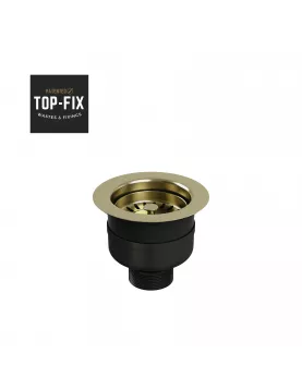 APS52568 Top Fix | Basket Str Waste | BB Brushed Brass