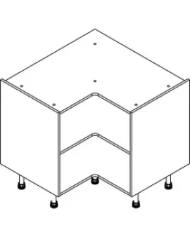 APS52611 720x950nn Base Corner Cabinet 