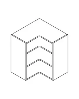 APS52624 720x650mm Wall Corner Unit 