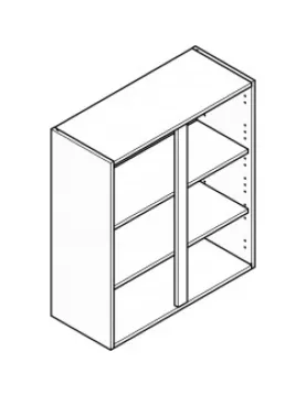 APS52638 900x800mm Tall Wall Cabinet 