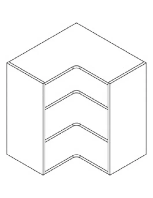 APS52640 900x650mm Tall Wall Corner Cabinet 