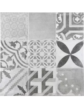 APS54796 geotile Vintage Negro 60.8x60.8 