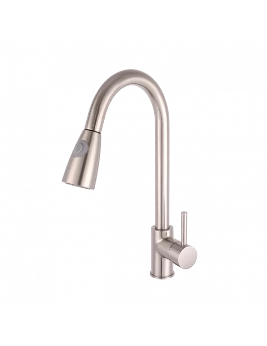 APS8272 Pull-out Mixer Tap Brushed Steel