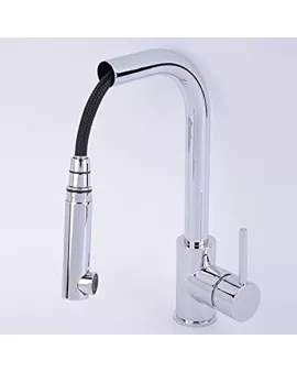 APS8657 Pull Out Spray Kitchen Mixer Tap Chrome