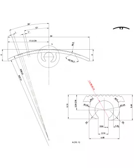APS9335 900mm DOORWAY STRIP GOLD 