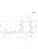 APS9335 900mm DOORWAY STRIP GOLD 